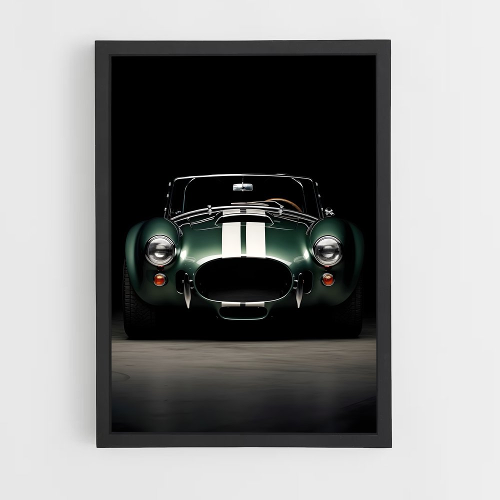 Poster Cobra Émeraude – affiche AC Cobra (vue 2)